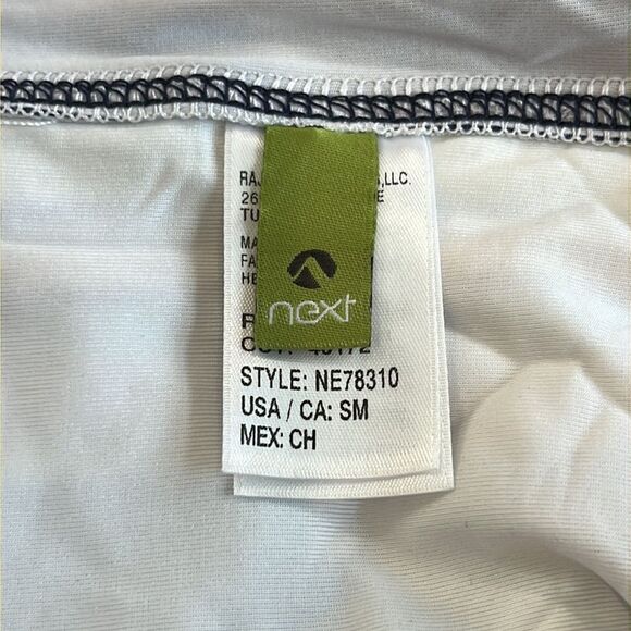 NWOT Next Tabata High Waist & High Leg
Bikini Bottom Small Navy Striped - Picture 3 of 8